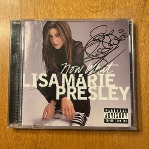 Lisa Marie Presley Autographed Now What CD V